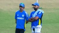 team india coach Gautam Gambhir and captain Rohit Sharma 